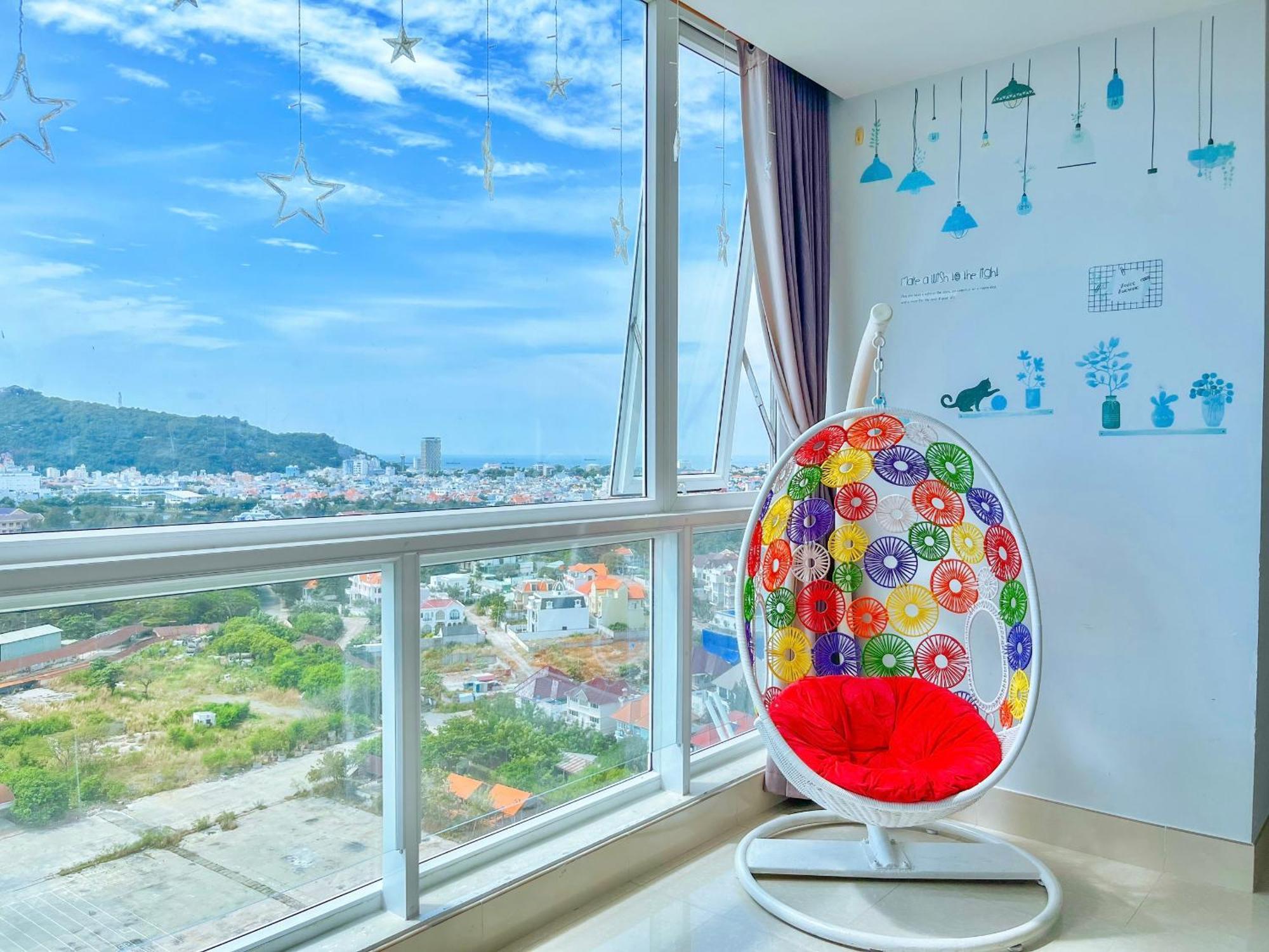 Can Ho Oasky,3 Phong View Dep Nhin Ra Bien,Nui Va Ho Bau Sen Vung Tau Luaran gambar